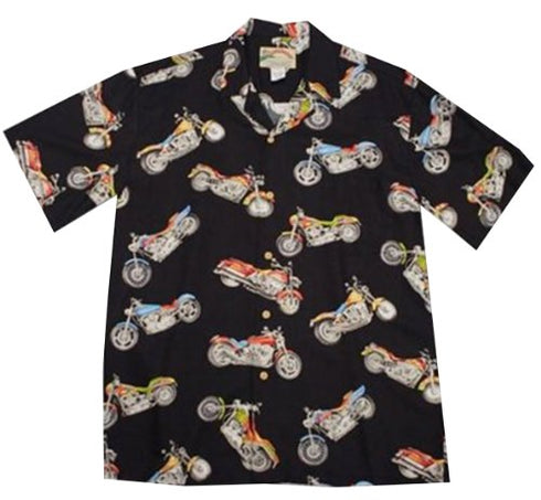 Paradise Found Mens Maui Motorcycle Shirt